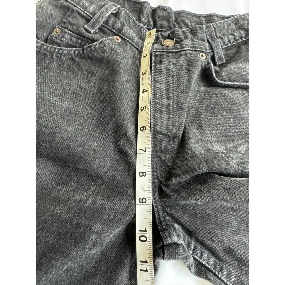 Vintage 90s Levi's 550 Student Orange Tab USA Black Jeans W27 L28 Relaxed Fit